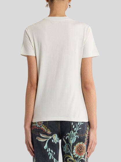 COTTON T-SHIRT WITH EMBROIDERY