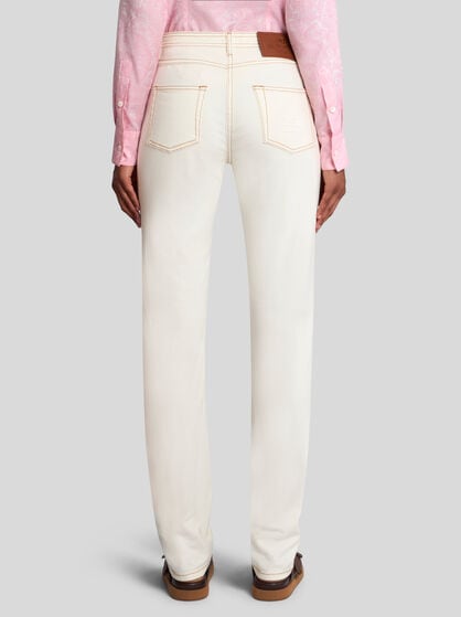 STRETCH BULL DENIM SKINNY JEANS