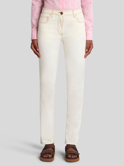 STRETCH BULL DENIM SKINNY JEANS