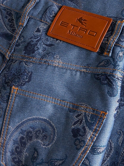 BAGGY JACQUARD JEANS