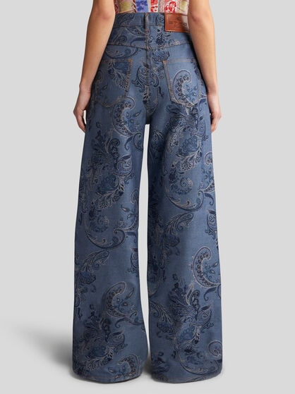 BAGGY JACQUARD JEANS