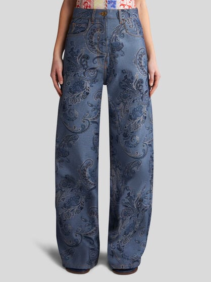 BAGGY JACQUARD JEANS