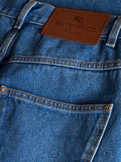 STRETCH COTTON BAGGY JEANS