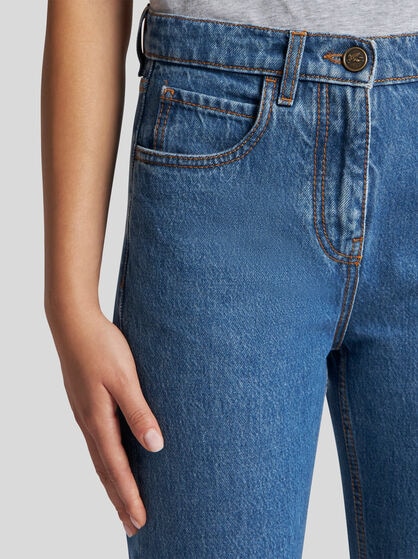 REGULAR-FIT JEANS WITH CUFFS