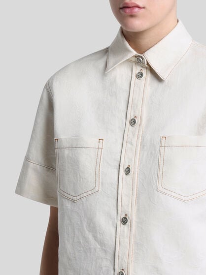 DENIM JACQUARD SHIRT