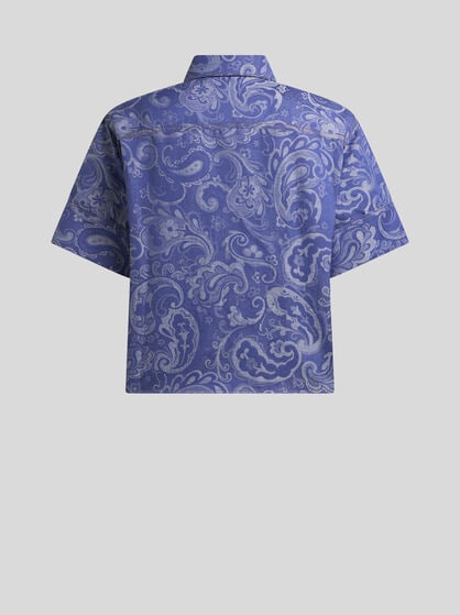 DENIM JACQUARD SHIRT