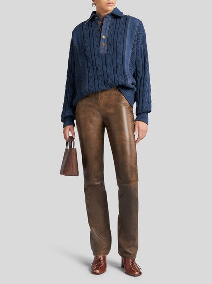 LEATHER TROUSERS