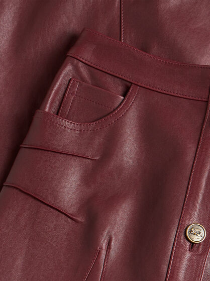 NAPPA LEATHER MERMAID SKIRT