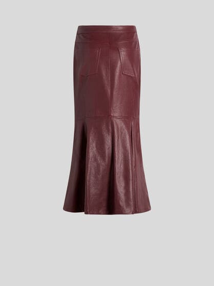 NAPPA LEATHER MERMAID SKIRT