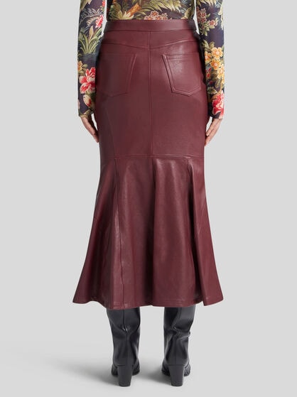 NAPPA LEATHER MERMAID SKIRT