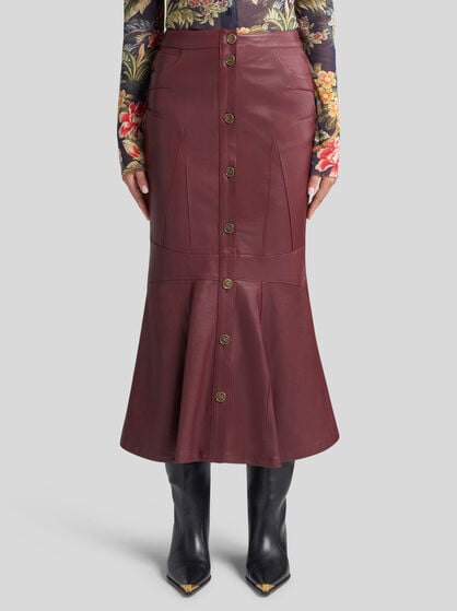 NAPPA LEATHER MERMAID SKIRT