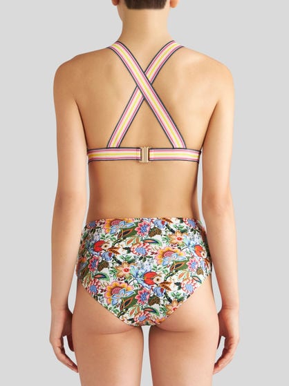 멀티컬러 부케 비키니