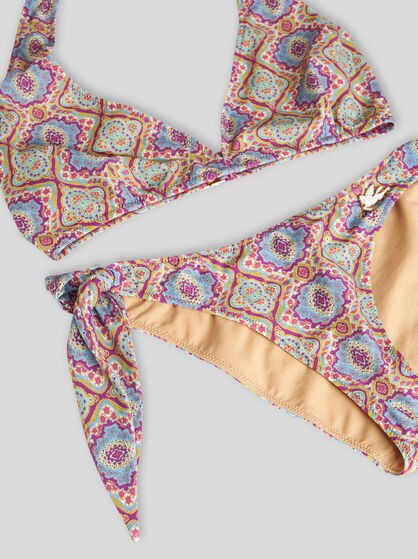 BIKINI WITH MEDALLION PRINT