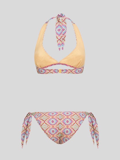 BIKINI WITH MEDALLION PRINT