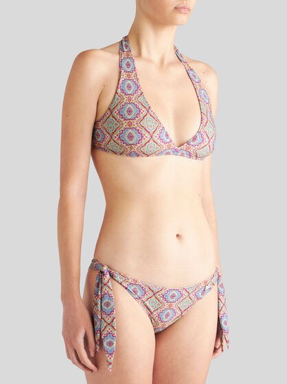 BIKINI WITH MEDALLION PRINT