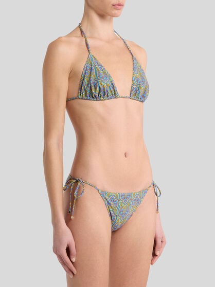 BIKINI WITH MULTICOLOURED PRINT