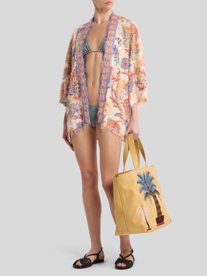 BIKINI WITH MULTICOLOURED PRINT