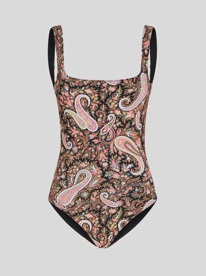 페이즐리 원피스 수영복