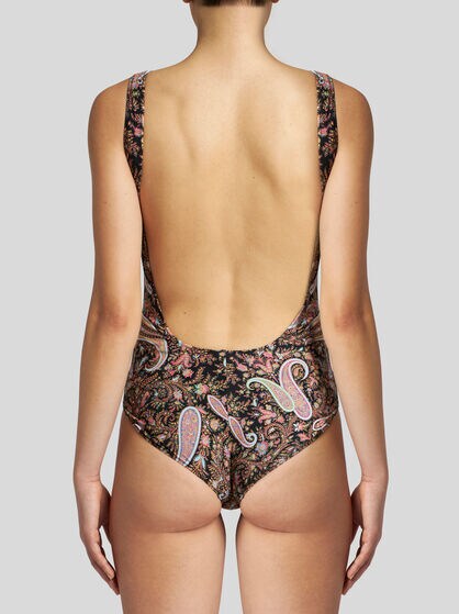 페이즐리 원피스 수영복