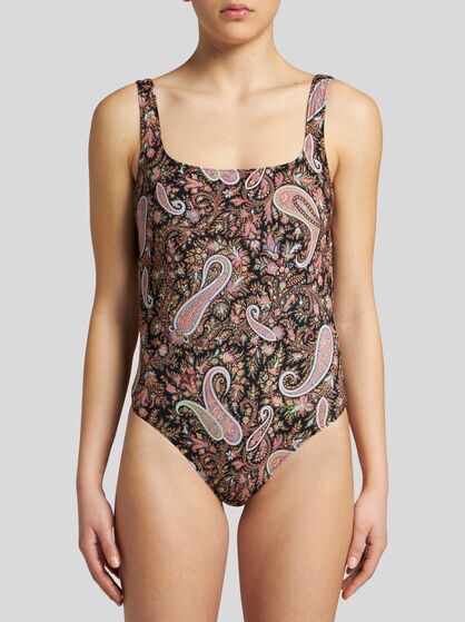 페이즐리 원피스 수영복