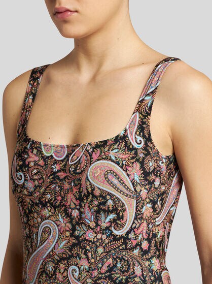 페이즐리 원피스 수영복