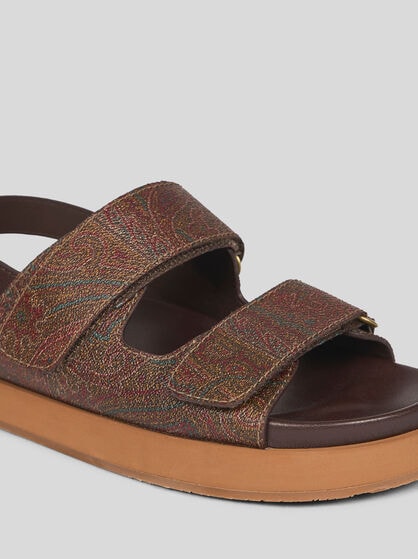 FLAT PAISLEY SANDALS