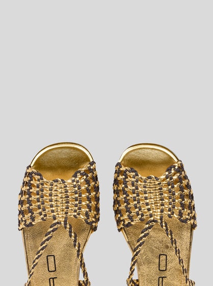 WOVEN FLAT SANDALS
