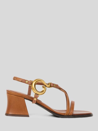 SANDALS WITH PAISLEY DETAIL
