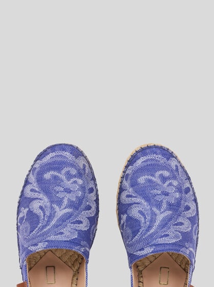 JACQUARD DENIM ESPADRILLES