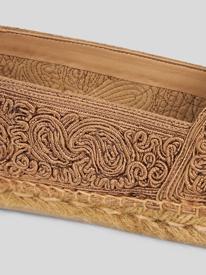ETRO X CASTAÑER ESPADRILLES WITH PAISLEY EMBROIDERY