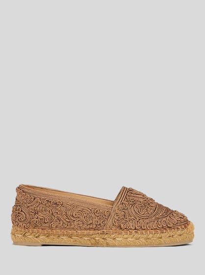 ETRO X CASTAÑER ESPADRILLES WITH PAISLEY EMBROIDERY