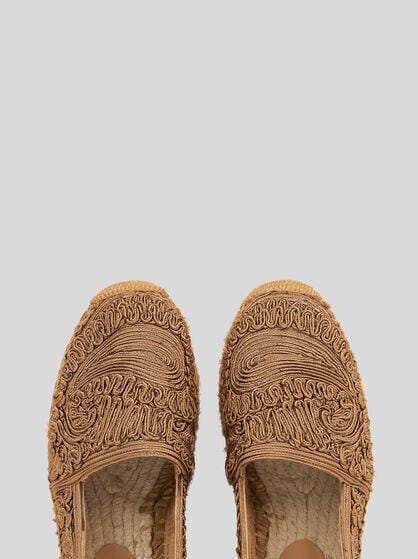 ETRO X CASTAÑER ESPADRILLES WITH PAISLEY EMBROIDERY