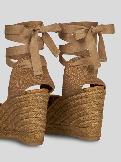 ETRO X CASTAÑER WEDGE ESPADRILLES WITH EMBROIDERY