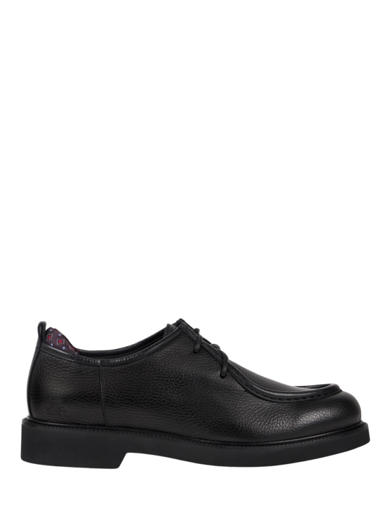 Etro, Zapatos De Piel Con Cordones, Herren, Negro, Tamaño 43