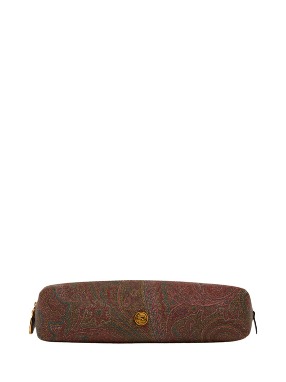 Etro Unisex Marrone Astuccio Portapenne In Arnica,