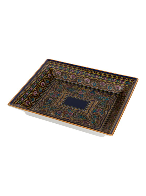 Etro, Bandeja De Porcelana, Azul