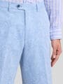 STRIPED COTTON JACQUARD SHORTS WITH FLORAL PAISLEY MOTIF — Image 3