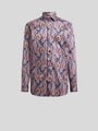 PAISLEY COTTON SATIN SHIRT - Image 1
