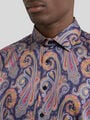 PAISLEY COTTON SATIN SHIRT — Image 4