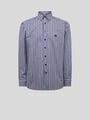 STRIPED BUTTON-DOWN COTTON SHIRT - Image 1
