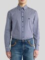 STRIPED BUTTON-DOWN COTTON SHIRT — Image 3