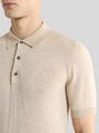 KNIT COTTON POLO SHIRT WITH FLORAL PAISLEY MOTIF — Image 3