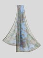 【ETRO】シルク100％ パープル スカーフ ストール ショール 【一点物】 ウィメンズ スカーフ&ショール：フローラルやペイズリープリント