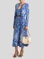 JACQUARD CROPPED CARDIGAN WITH FLORAL PAISLEY MOTIF — Image 4