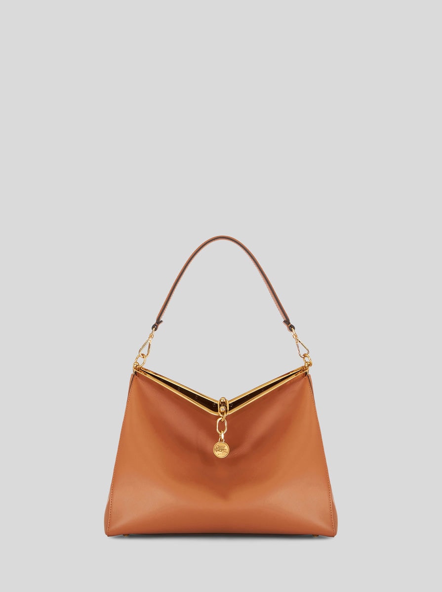 VIP【関税送料無料】希少 Etro Vela M Bag Large leather Vela bag | Women | Light brown | ETRO