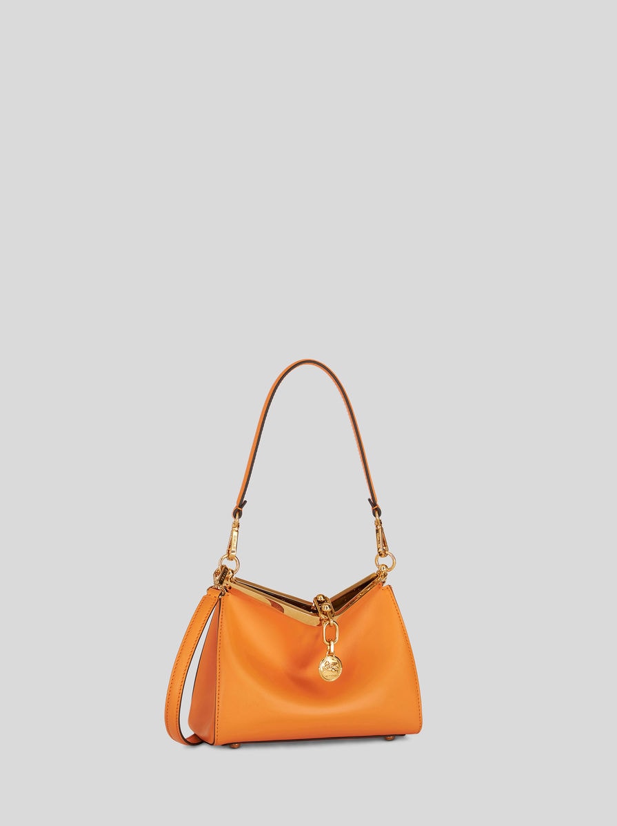 バッグ・カバンその他 ETRO Woman Shoulder strap Orange WP2R0001AX137 A8802 ETRO Medium Vela Leather Shoulder Bag | Orange | FARFETCH