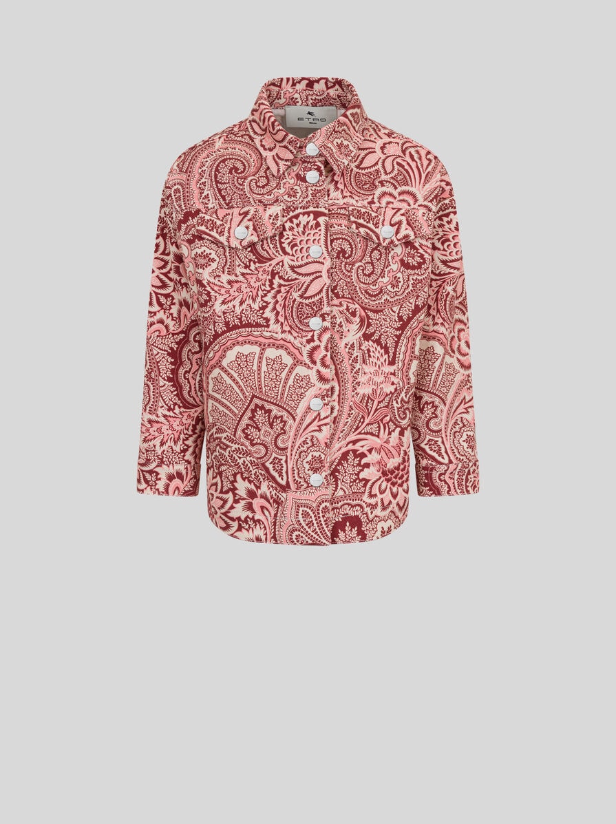 JACKET WITH FLORAL PRINT
