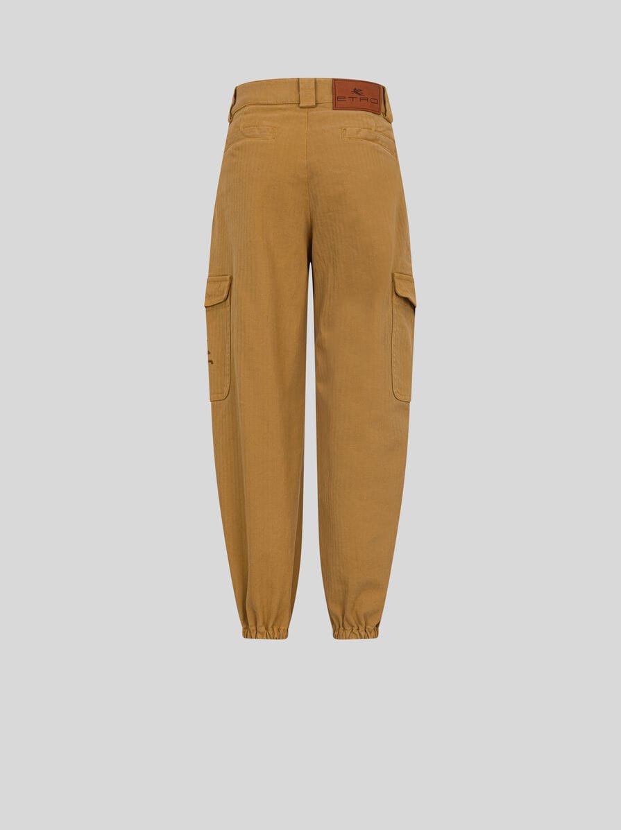 【送料&関税込】Etro Cotton Trousers Black Stretch Cotton Pants SS25 22275504 | Zegna US