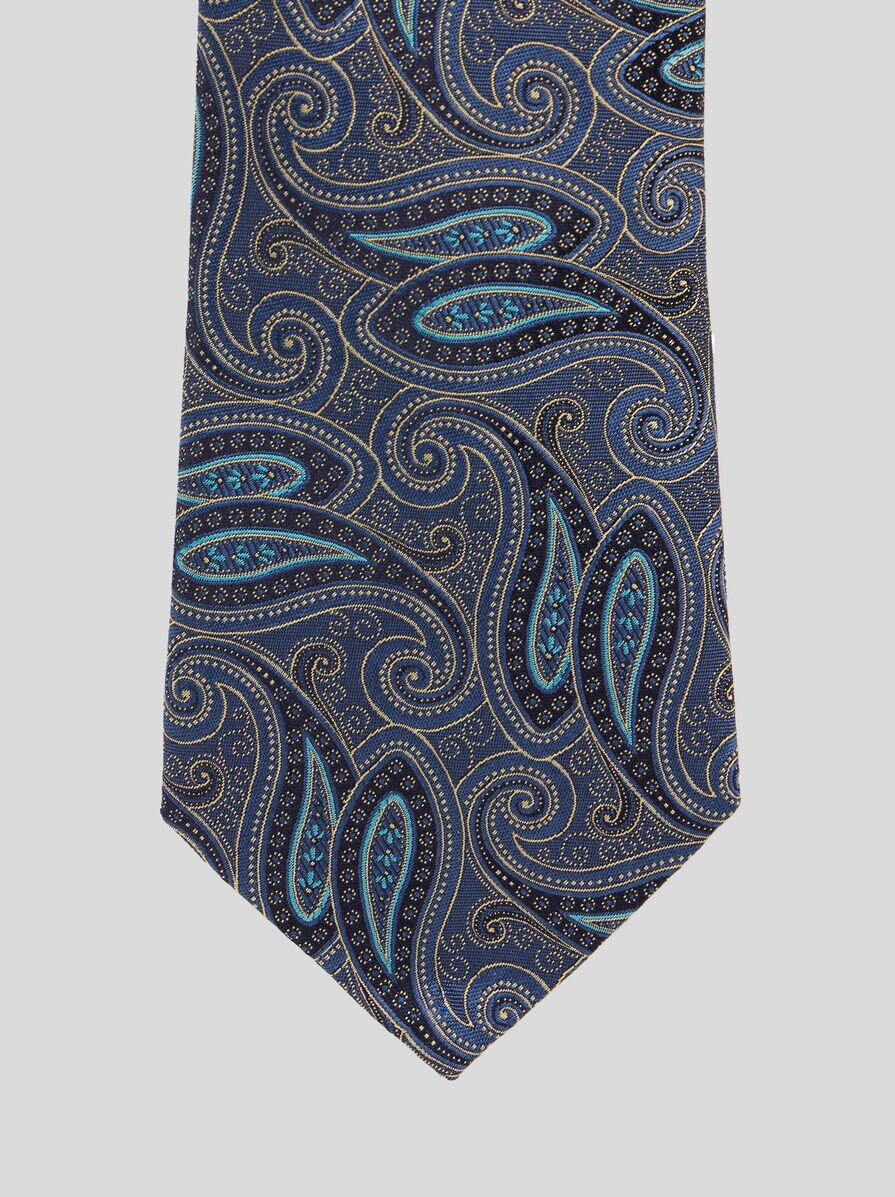 ペイズリーモチーフ シルク ネクタイ | エトロ