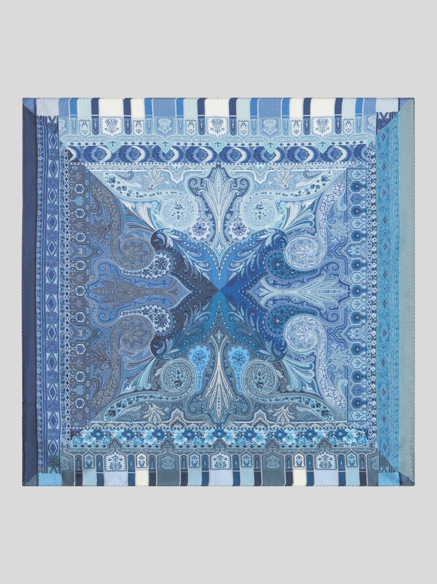 プリント シルク ポケットチーフ | エトロ